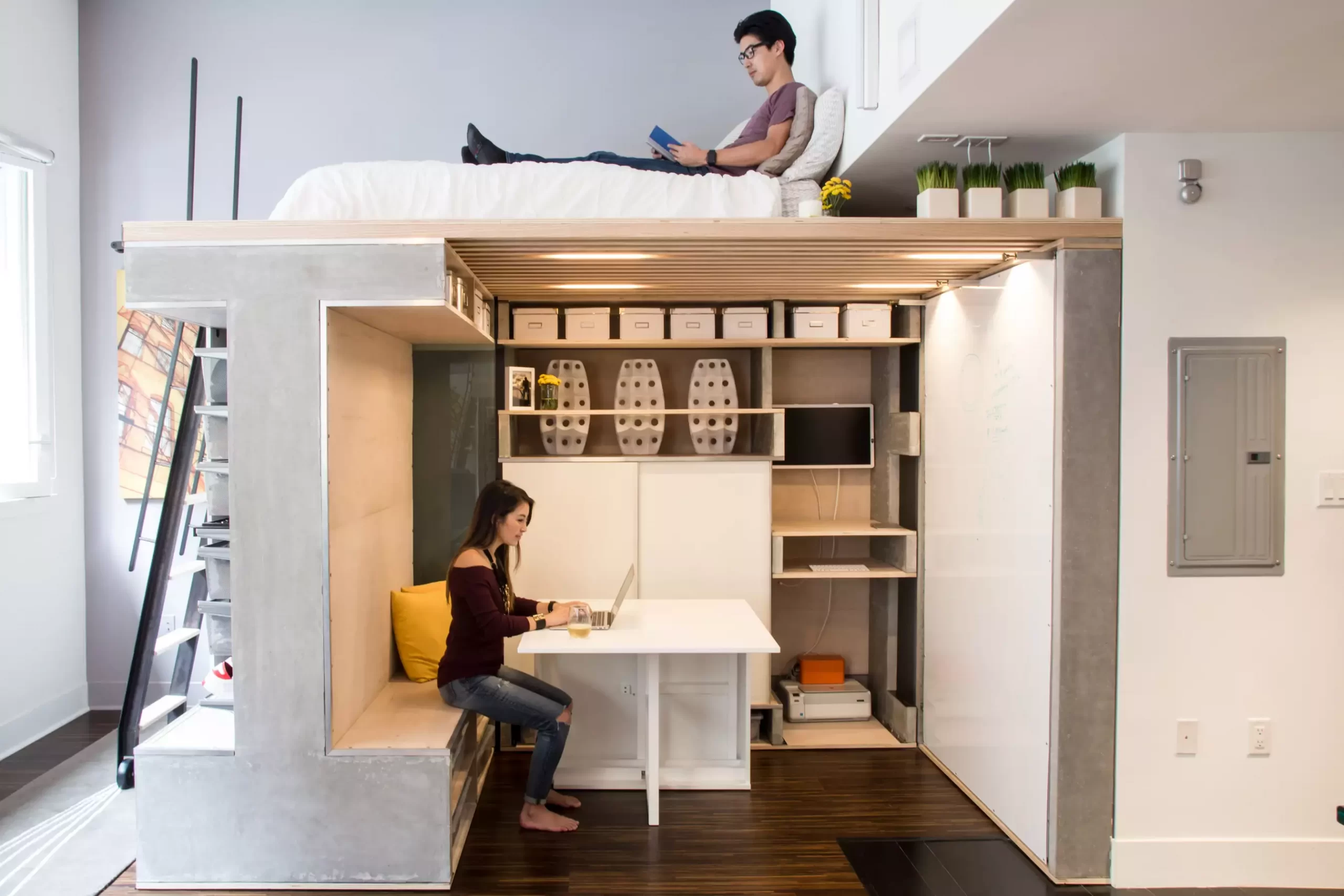 thiết kế căn hộ nhỏ 1 phòng ngủ