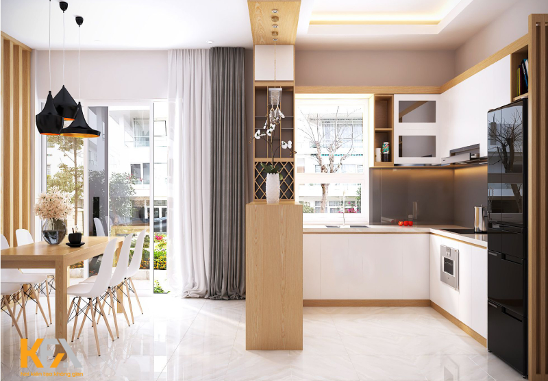 Ý tưởng không gian bếp đẹp thách thức mọi diện tích