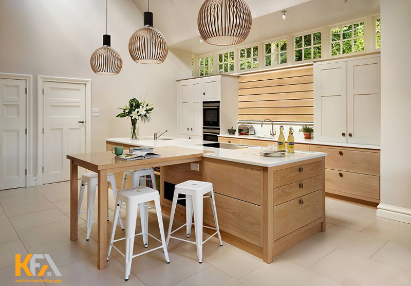 Không gian bếp nhỏ xinh, xanh mát cho chung cư có diện tích nhỏ