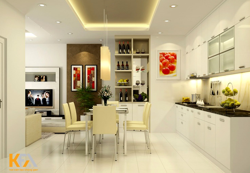 Sử dụng các màu đậm để tạo thêm nét thú vị cho căn bếp hiện đại của bạn