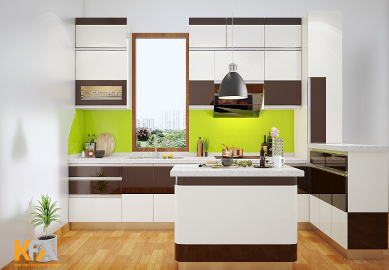 Thiết kế tủ bếp đẹp phải sử dụng hợp lý