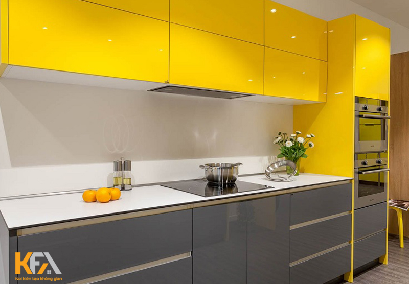 Bạn có thể lựa chọn những mẫu tủ bếp đẹp hình chữ I theo nhu cầu của mình