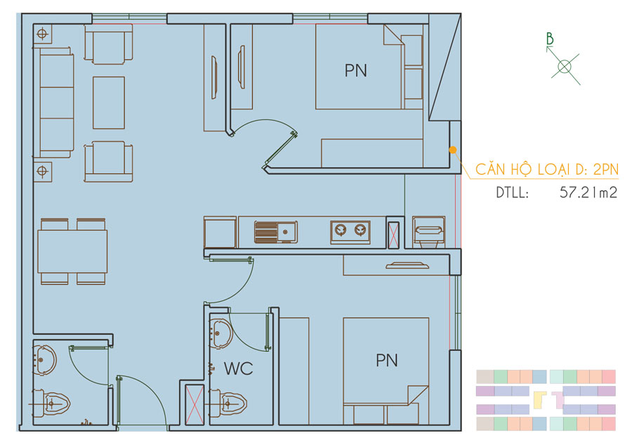 thiet-ke-chi-tiet-du-an-can-ho-dat-gia-residence-thu-duc-can-2PN-loai-D |  Bán căn hộ