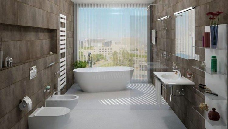 Phòng tắm với thiết kế hiện đại và tinh tế