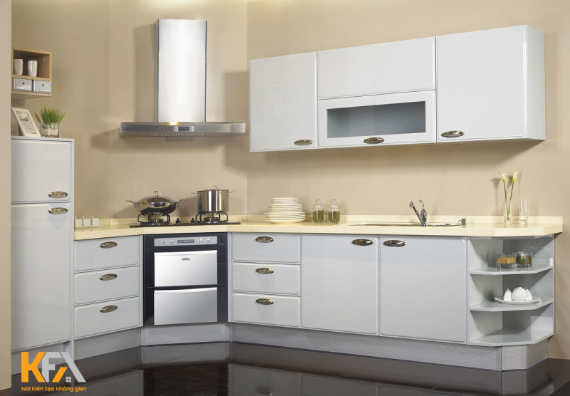 Phong cách thiết kế đa dạng, trẻ trung mang đến không gian phòng bếp đẹp và tinh tế.