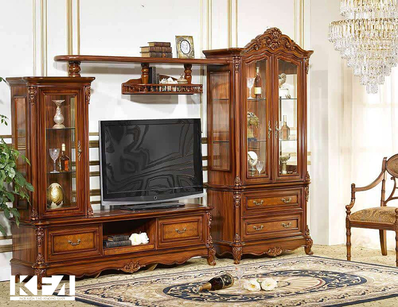 Những mẫu tủ rượu gỗ tự nhiên sang trọng
