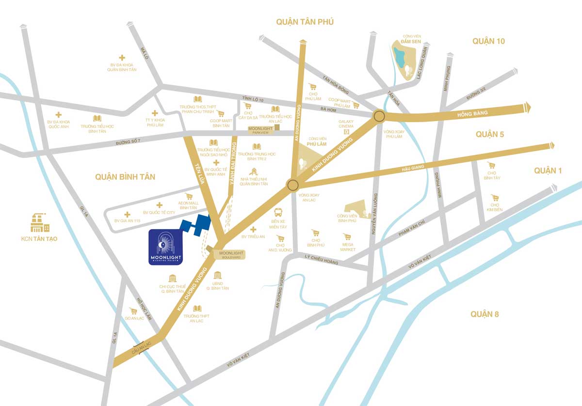 Vi tri Du an Moonlight Centre Point - Moonlight Centre Point